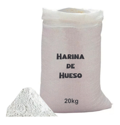 Harina De Hueso 20 Kg Fertilizante Organico Todo Tipo De Uso