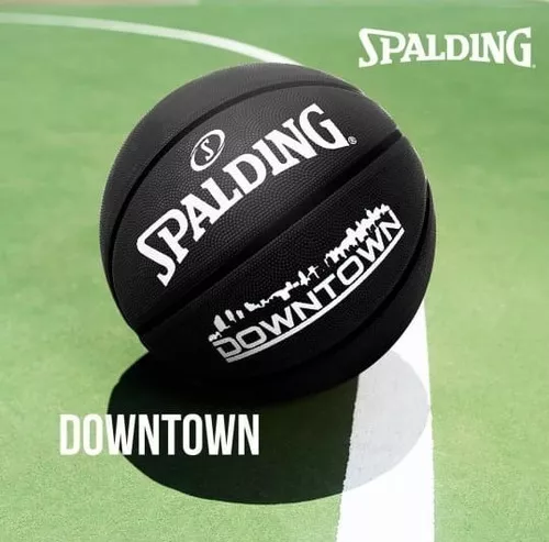 Bola de Basquete Spalding MVP Tam 7 Amarela e Preta 