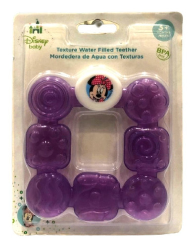 Mordedera De Agua Para Bebé Con Texturas Disney Baby