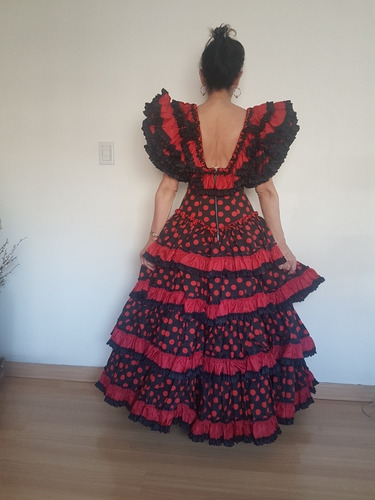 Vestido De Baile Flamenco Original De Sevilla. Sin Uso