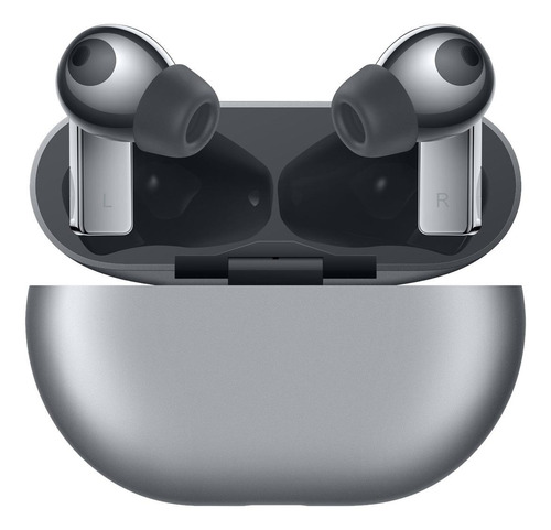 Imagen 4 de 5 de Audífonos in-ear inalámbricos Huawei FreeBuds Pro plata glaciar