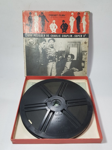 Imagen 2 de 9 de Antigua Peli Super 8 Charlie Chaplin Copia 00460 Mag 56304