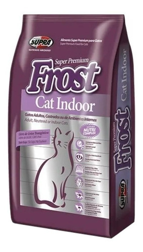 Imagen 1 de 1 de Alimento Frost Super Premium Cat Indoor para gato adulto sabor mix en bolsa de 1.5kg