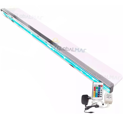 Cascata De Piscina 2 Metros C Led Rgb Piscina Embutir Parede