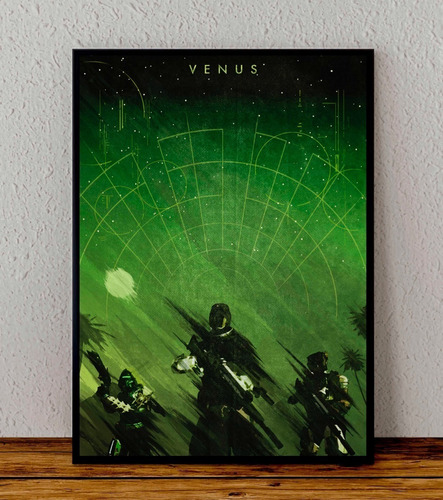 Cuadro 33x48 Poster Enmarcado Venus Destiny Videojuego
