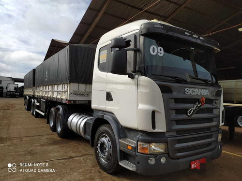 Conjunto Cavalo Scania G-380 A 6x2 E Bitrem Randon 2014