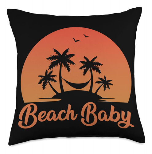 Beach Baby Island Palm Trees Hammock Ocean Gift Beach Baby T
