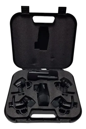 Imagen 1 del producto Set Microfonos Bateria Skp Audio Drum 7 - Musicstore Negro