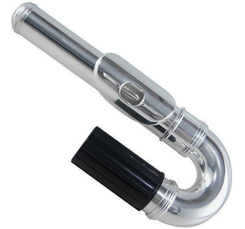 Silvertone Slbq013 Boquilla P/flauta Transversal Curveada Color Plata