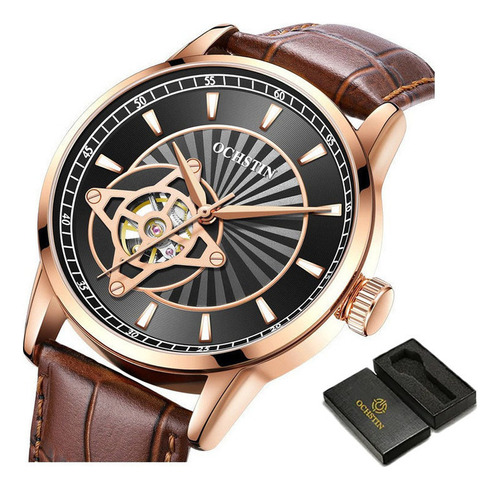 Relojes Mecánicos De Cuero Ochstin Luminous Para Hombre