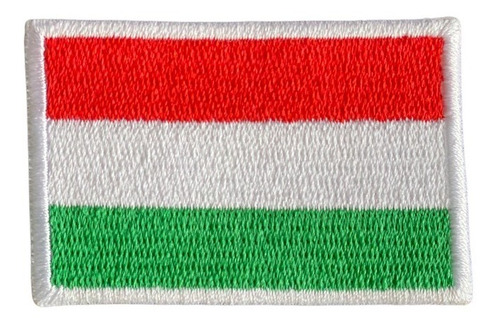Parche Bordado Bandera Hungría - Para Mochila - Campera