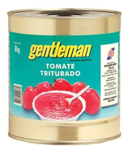 Tomate Triturado X8k Gentelman- Gastronomico