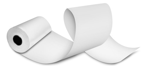 100 Rollos Papel Térmico 75x45 Miniprinter 80mm Con Iva Color Blanco