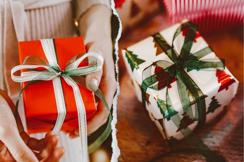 Rollos De Papel Para Regalo Diseño Elegante Rojo Kirkland