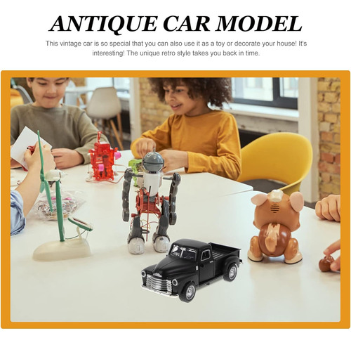 Kisangel Decoración De Automóvil Vintage, Modelo De Camionet