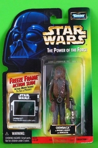 Star Wars Power Force Chewbacca Kenner Hasbro Bowcast Empsw