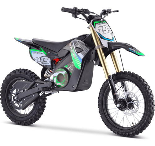 Mototec 48v Pro Electric Dirt Bike 1600w Lithium Green