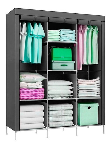 Practico Closet Ropero Armable Organizador Ropa