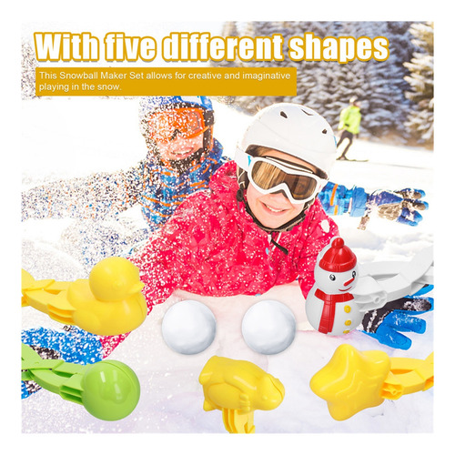 Juguete For Hacer Bolas De Nieve, Clip De Nieve, Kit For H