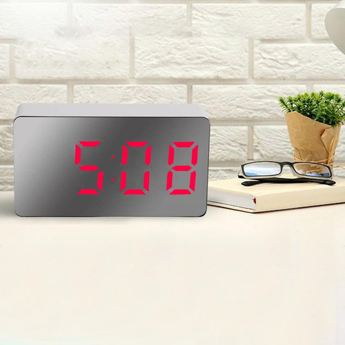 Relógio Despertador Digital Grande Data Hora 3