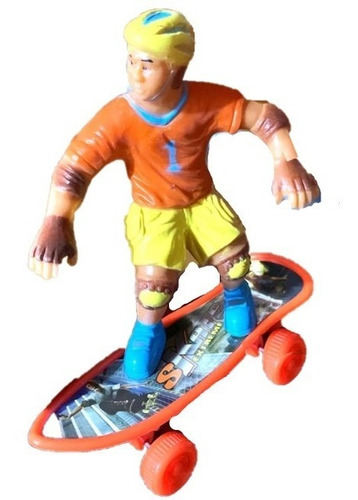 12 Juegos Figura Con Skate Patineta Friccion Nuevo Sorpresas