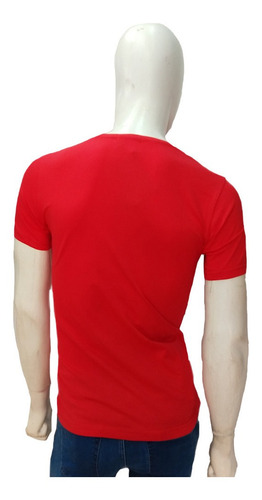 Imagen 4 de 5 de Playera Hombre Estampada Abeja Corona Pedreria Slimfit