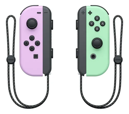 Controle Sem Fio Nintendo Switch Joy-con Roxo E Verde Pastel