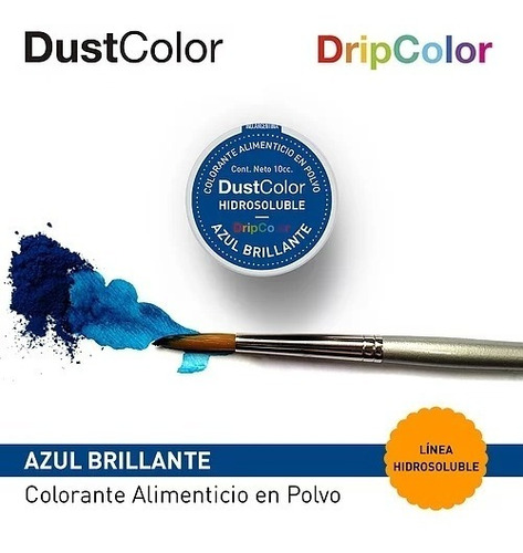 Colorante En Polvo Hidrosoluble Azul Brillante Dust Color 