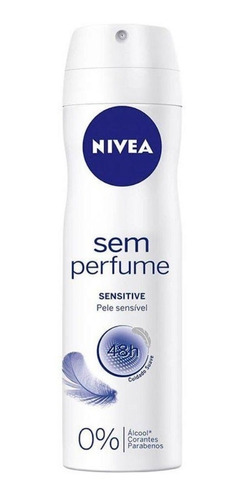 Desodorante Feminino Aerosol Sensitive & Pure 150ml Nivea