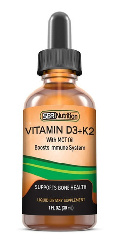 Sbr Nutrition Vitamina D3 1400 Ui K2 25 Mcg Gotas Líquidas