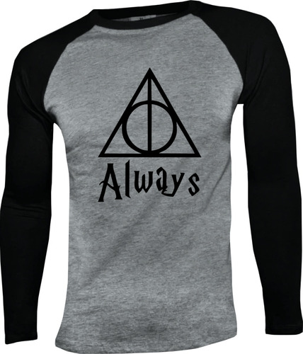 Camiseta Harry Potter Ranglan Manga Larga Always