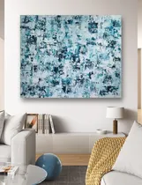 Comprar Cuadro Abstracto Moderno Pintado A Mano 
