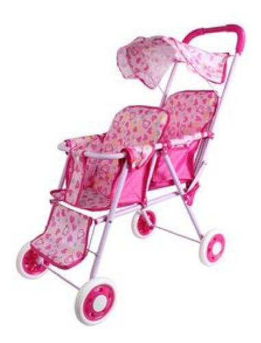 Juguete Coche Doble Muñeca Bebe Bebote Babymovil Cici 5856