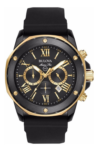 Reloj Hombre Bulova Crono 98b278 Agen Ofi Mm