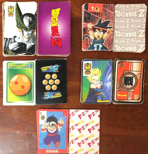 Cartas Naipes Dragon Ball Z Y Z4 Precio Por 10 Unidades L