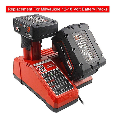Para Carregador Multitensão Milwaukee 48-59-1812 M18 M12 D