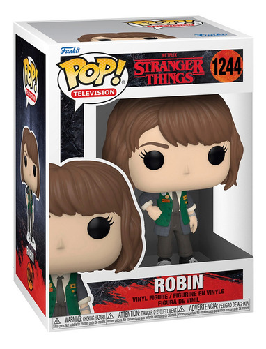 Funko Pop! Robin 62397 De La Coleccion Stranger Things Figura De Accion #1244