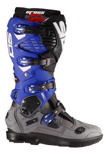 Bota Motocross Sidi Crossfire 3 Srs Azul Original Articulada