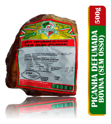 Picanha Bovina Defumada E Temperada Desossada (pedaço) 500g