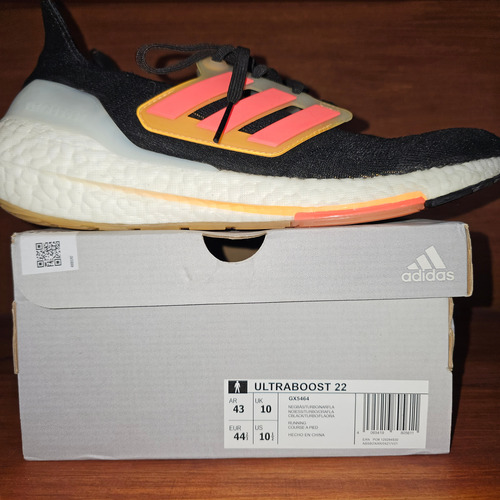 Zapatillas Adidas Ultraboost 22 Talle 43 10.5us Gx5464 Boost (Usado)