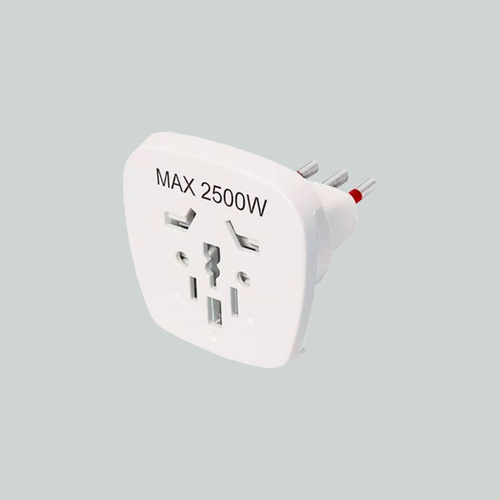 Adaptador Universal Conatel Salida 3 En Línea Accesorio