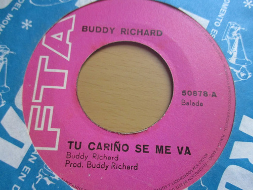 Mundo 45 Vinilo Buddy Richard Tu Cariño Se Me Va