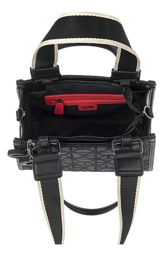 Bolsa Satchel Cloe Sirlania Chico I Color Negro