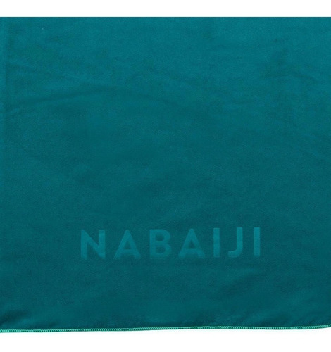 Toalha De Natação Em Microfibra Gg 110 X 175 Cm Nabaiji Cor Verde-escuro