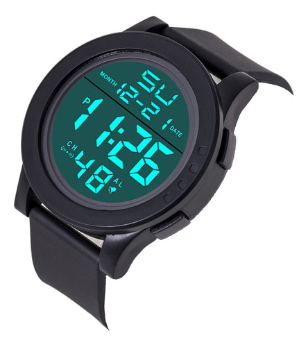 L Fashion, Led, Digital, Cuarzo, Deportivo Militar, Para Hom