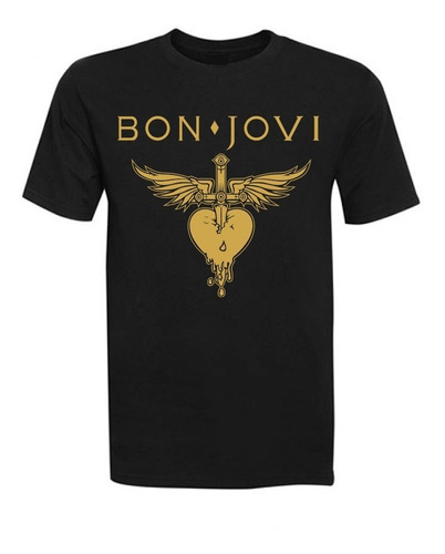 Polera Bon Jovi, Mod1 - 100% Algodon