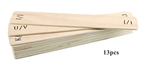 Imagen 6 de 6 de Divisores De Madera Para Discos De Vinilo (de La A A La Z)