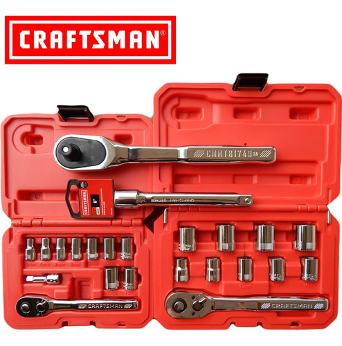 Craftsman Juego De 3 Raches 1/2, 3/8, 1/4 Y 10 Dados Gratis