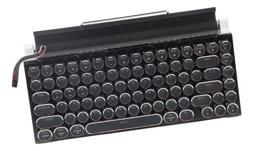 Teclado Mecánico De Máquina De Escribir Negro Número 12, 83