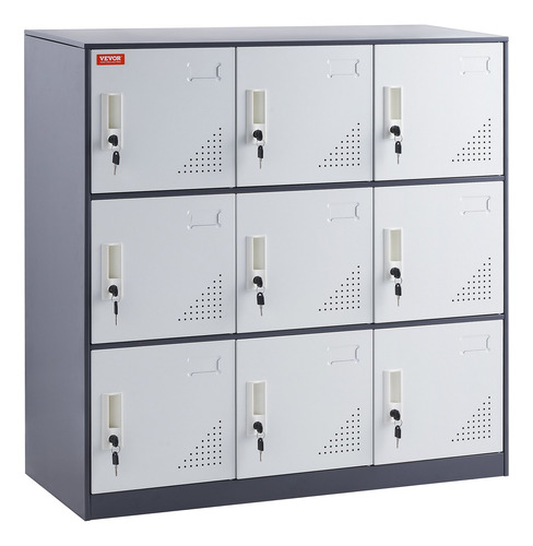 Locker Metálico Taquilla De 9 Puertas Casillero Para Gym